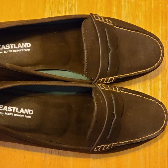 Eastland Montana Womens Brown Driving Loafers Sz 11 EUC - Picture 4 of 7